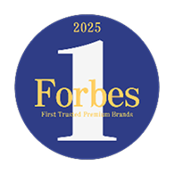 2025 Forbes First Trusted Premium Brand badge